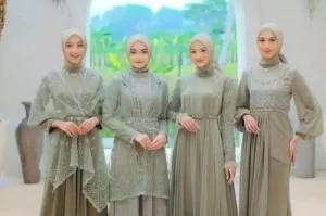 Model Kebaya Brokat Modern yang Kekinian