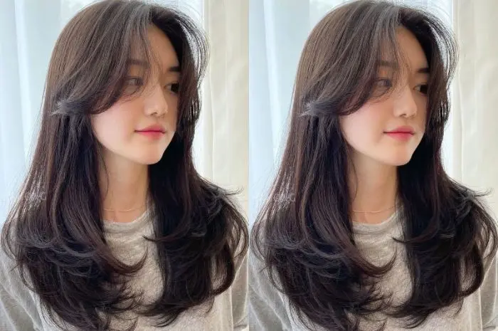 Model Rambut Panjang Wanita Korea
